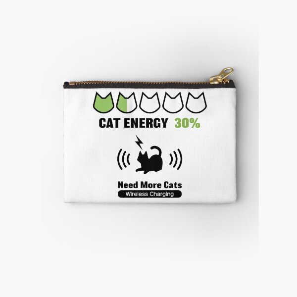 Item preview, Cat Energy 30% - Funny Cat Battery Charge Design designed and sold by AckeeWolf.