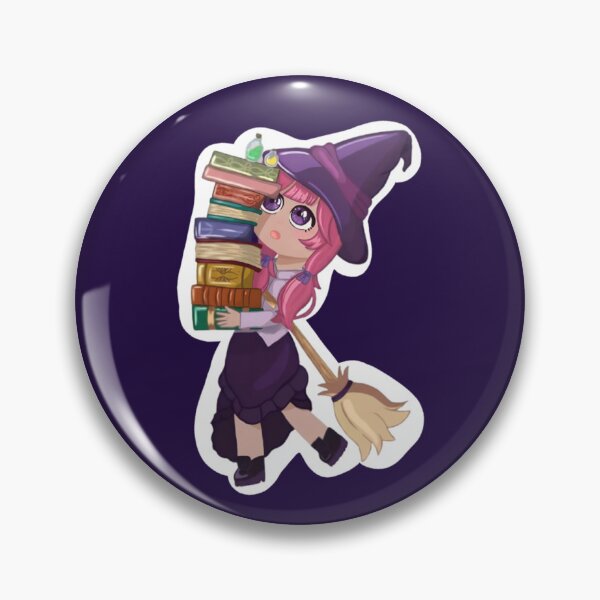 Item preview, Cute Librarian Witch with Magic Books designed and sold by Karimoran.