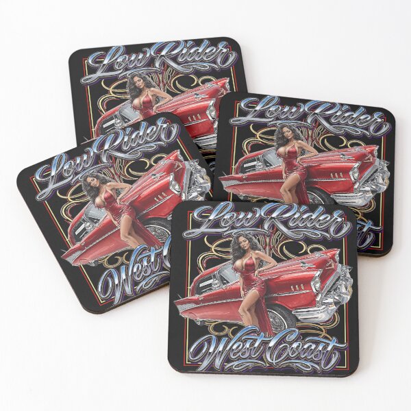 Item preview, 1957 57 Chevy Lowrider oldies Chicano Cholo Latino West Coast Style Art designed and sold by AGED Limited.