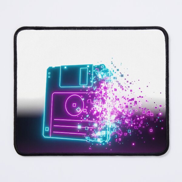 Item preview, Digital Decay: Neon Floppy Glitch designed and sold by powersunlight.