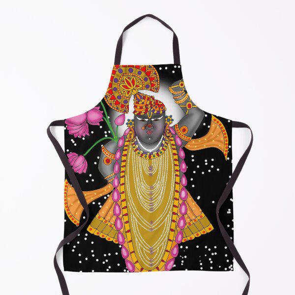 Item preview, Lord Shreenath Divine Design – Krishna Nathdwara Devotional Art designed and sold by Harshit_Digital_Arts.