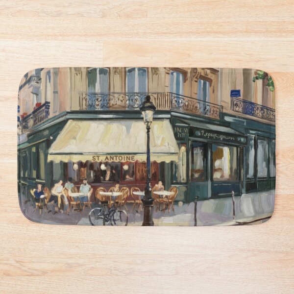 Item preview, Café St. Antoine, Paris | Impressionist Painting  designed and sold by CARRAANN.