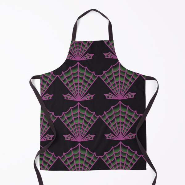 Item preview, Neon Pink Green Halloween Spiderweb designed and sold by sleepyheadedbb.
