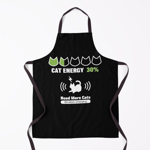 Item preview, Cat Energy 30% - Funny Cat Battery Charge Design_BK designed and sold by AckeeWolf.