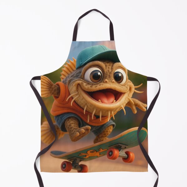 Item preview, Skater Toadfish designed and sold by Sillytoe.