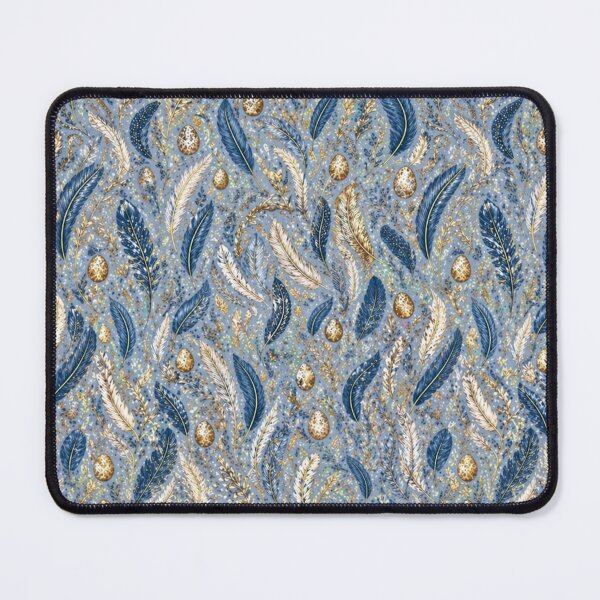 Item preview, Feather Reverie - Blue Gold (Classic) designed and sold by heritagecartel.