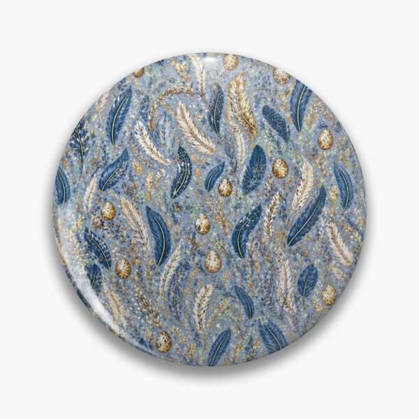 Artikelvorschau, Feather Reverie - Blue Gold (Classic) entworfen und verkauft von heritagecartel.
