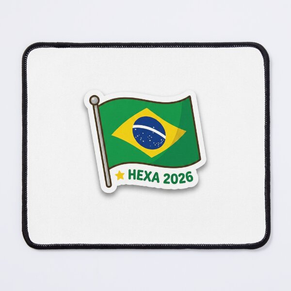 Item preview, Hexa do Brasil em 2026 designed and sold by AnnViStickers.