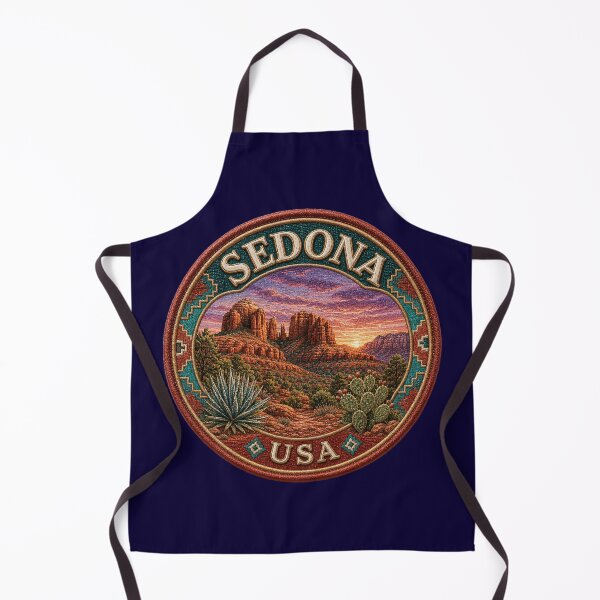 Item preview, Sedona, USA – Red rocks, desert flora & southwest sky designed and sold by Girih.