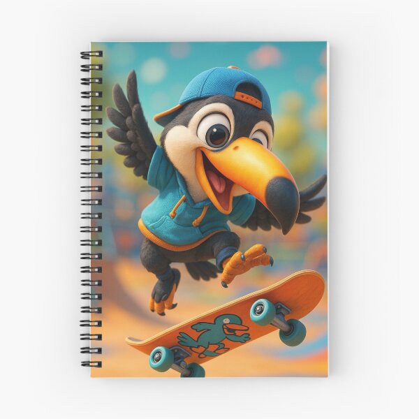 Item preview, Skater Toco Toucan designed and sold by Sillytoe.