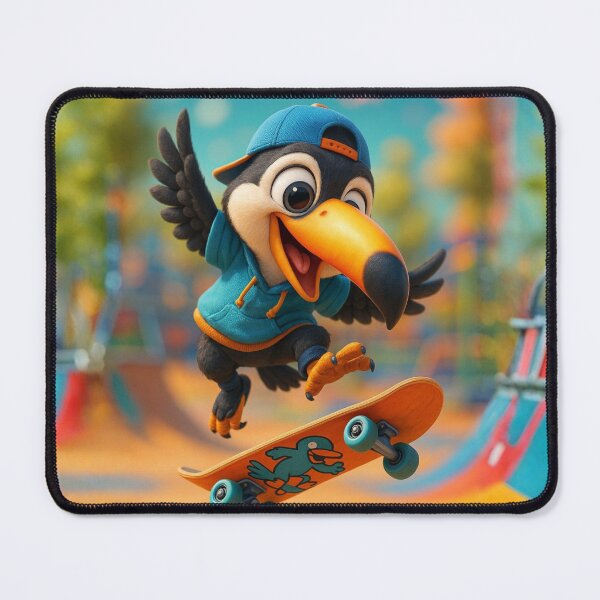 Item preview, Skater Toco Toucan designed and sold by Sillytoe.