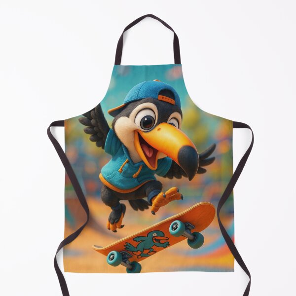 Item preview, Skater Toco Toucan designed and sold by Sillytoe.