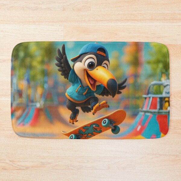 Item preview, Skater Toco Toucan designed and sold by Sillytoe.