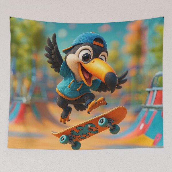 Item preview, Skater Toco Toucan designed and sold by Sillytoe.