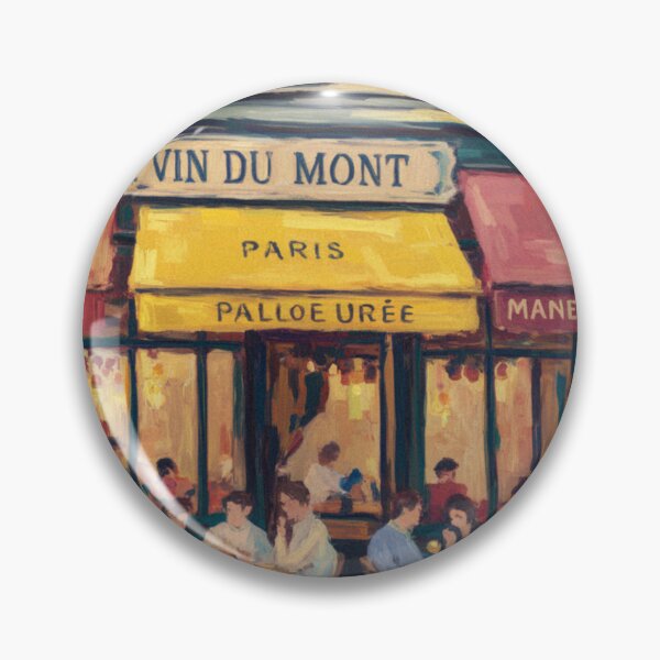 Item preview, French Evening Café Art | Bistro Wall Print designed and sold by CARRAANN.