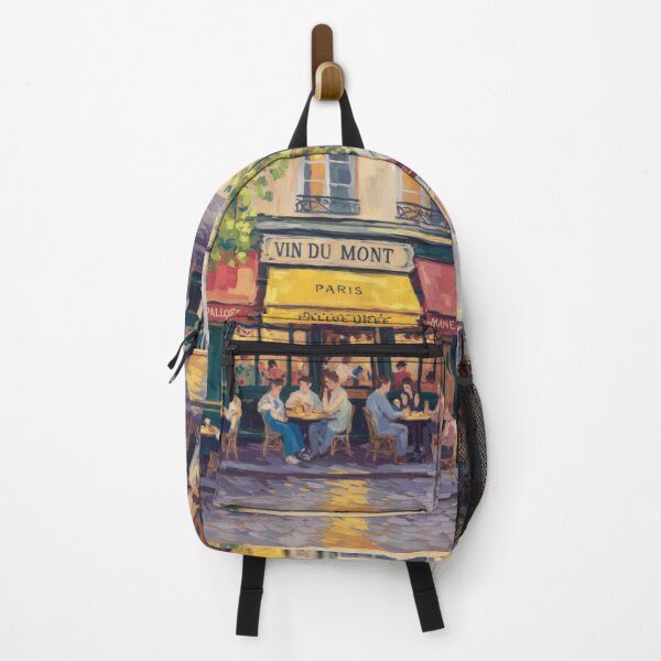 Item preview, French Evening Café Art | Bistro Wall Print designed and sold by CARRAANN.