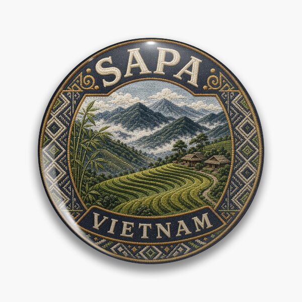 Item preview, Sapa, Vietnam – Rice terraces, mountain mist & bamboo landscape designed and sold by Girih.