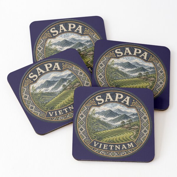 Item preview, Sapa, Vietnam – Rice terraces, mountain mist & bamboo landscape designed and sold by Girih.