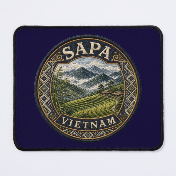 Item preview, Sapa, Vietnam – Rice terraces, mountain mist & bamboo landscape designed and sold by Girih.