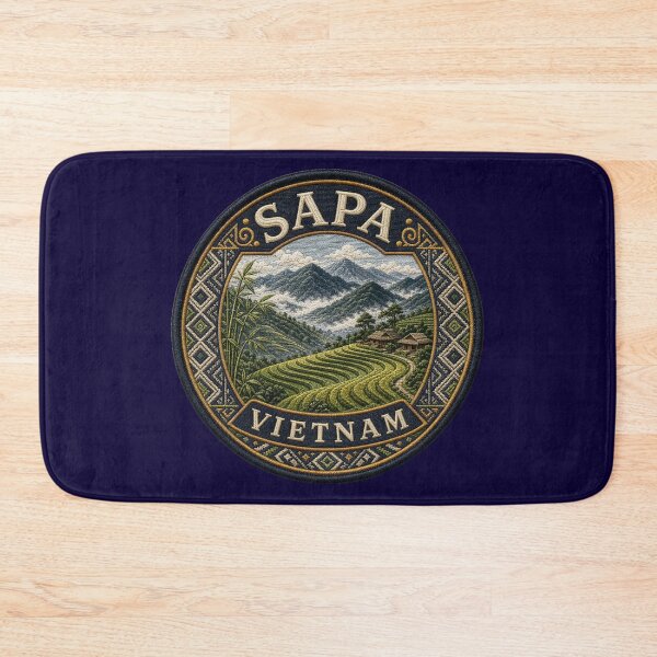 Item preview, Sapa, Vietnam – Rice terraces, mountain mist & bamboo landscape designed and sold by Girih.