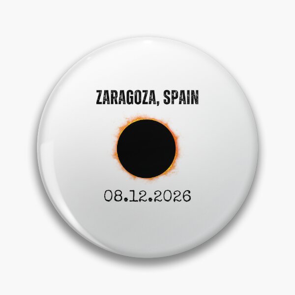 Item preview, Zaragoza Spain 2026 Total Sun Obscuration designed and sold by snowry.