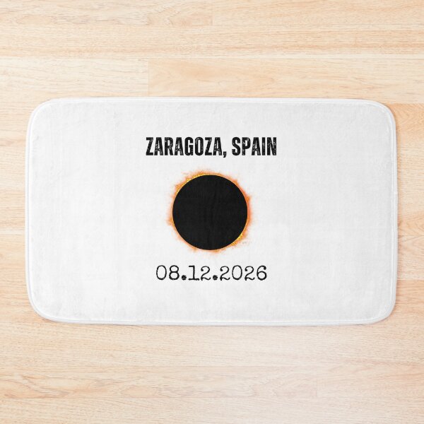 Item preview, Zaragoza Spain 2026 Total Sun Obscuration designed and sold by snowry.