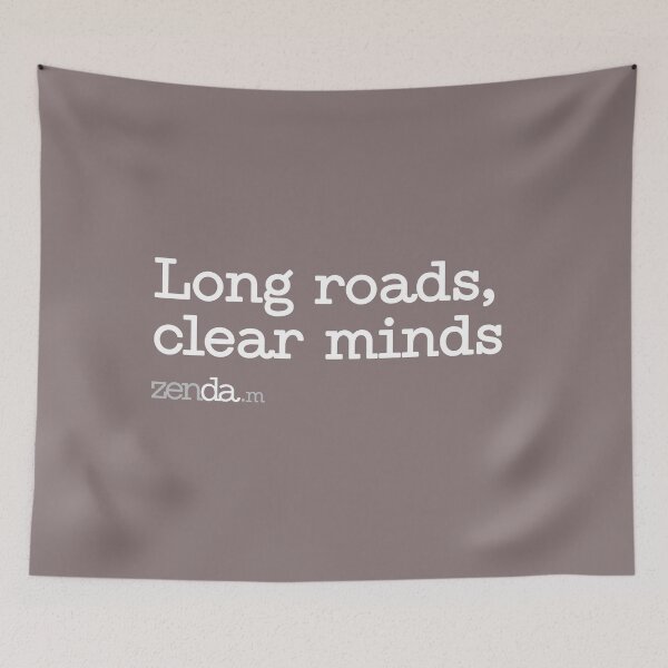 Item preview, Long Roads Clear Minds - Minimalist Cycling designed and sold by ZendaStore.