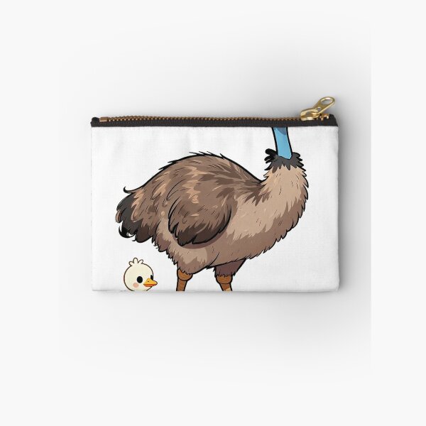 Item preview, Emu with baby designed and sold by Mia's Menagerie.