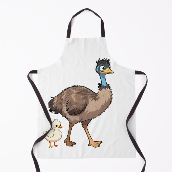 Item preview, Emu with baby designed and sold by Mia's Menagerie.