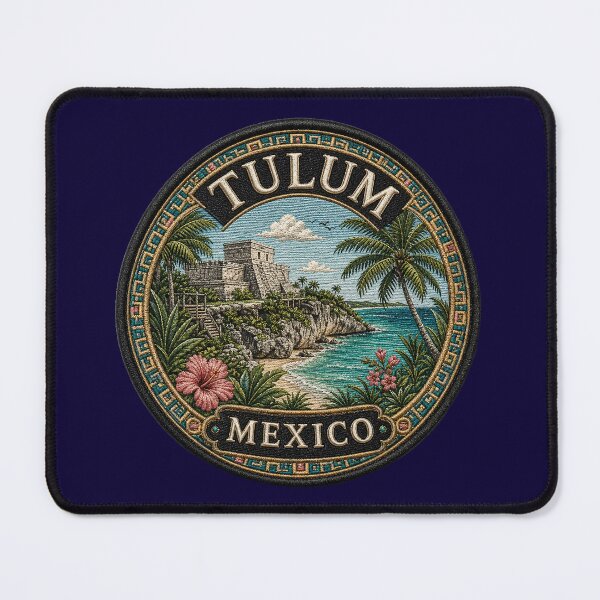 Item preview, Tulum, Mexico – Mayan temples, Caribbean coast & tropical flora designed and sold by Girih.