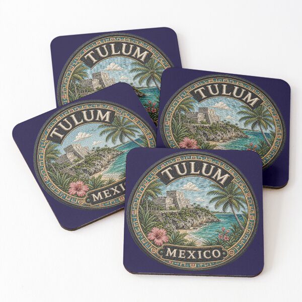 Item preview, Tulum, Mexico – Mayan temples, Caribbean coast & tropical flora designed and sold by Girih.
