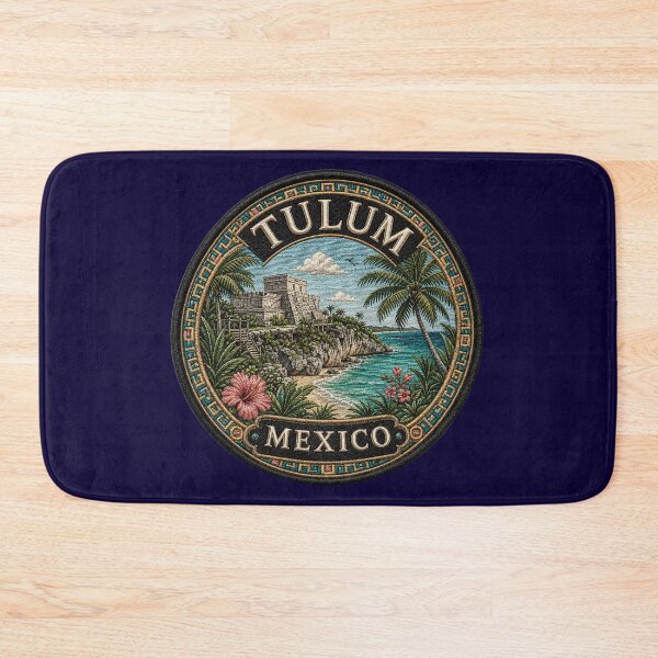 Item preview, Tulum, Mexico – Mayan temples, Caribbean coast & tropical flora designed and sold by Girih.