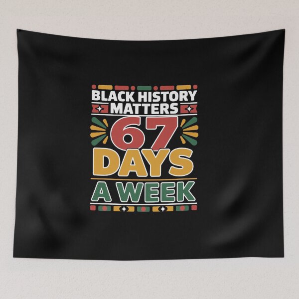 Item preview, Black History Month Six Seven Funny Meme 6 7 Women Men designed and sold by BlassmausArt.