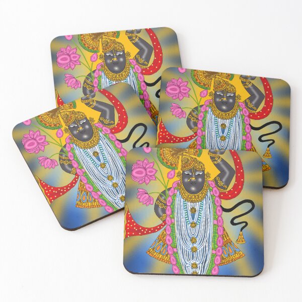 Item preview, Shreenathji Spiritual Artwork – Krishna Devotional Hindu Design designed and sold by Harshit_Digital_Arts.