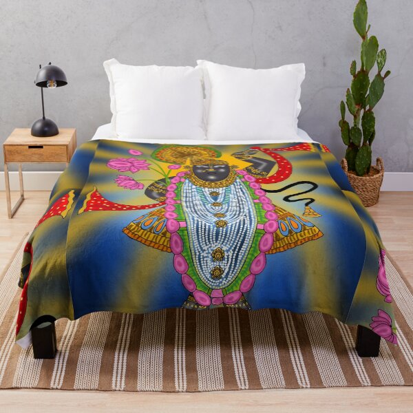 Item preview, Shreenathji Spiritual Artwork – Krishna Devotional Hindu Design designed and sold by Harshit_Digital_Arts.
