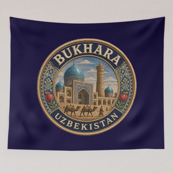Item preview, Bukhara, Uzbekistan – Blue Domes, Minaret & Silk Road Heritage designed and sold by Girih.