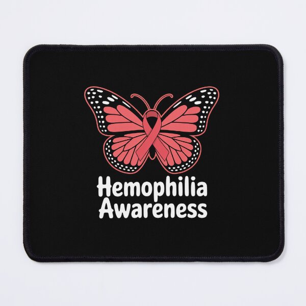 Item preview, Hemophilia Awareness Warrior Support Survivor Red Ribbon designed and sold by BlassmausArt.