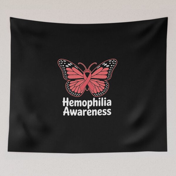 Item preview, Hemophilia Awareness Warrior Support Survivor Red Ribbon designed and sold by BlassmausArt.