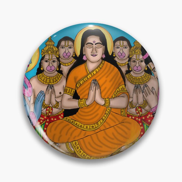Item preview, Goddess Sita Divine Design designed and sold by Harshit_Digital_Arts.