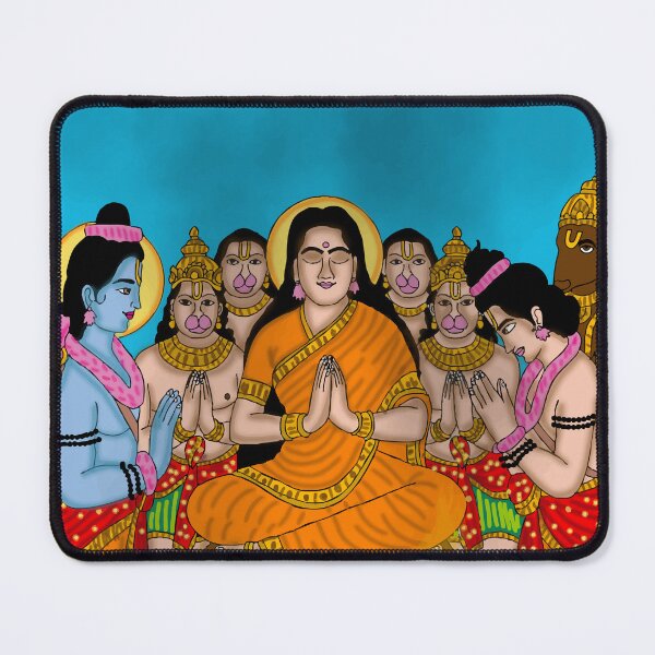 Item preview, Goddess Sita Divine Design designed and sold by Harshit_Digital_Arts.