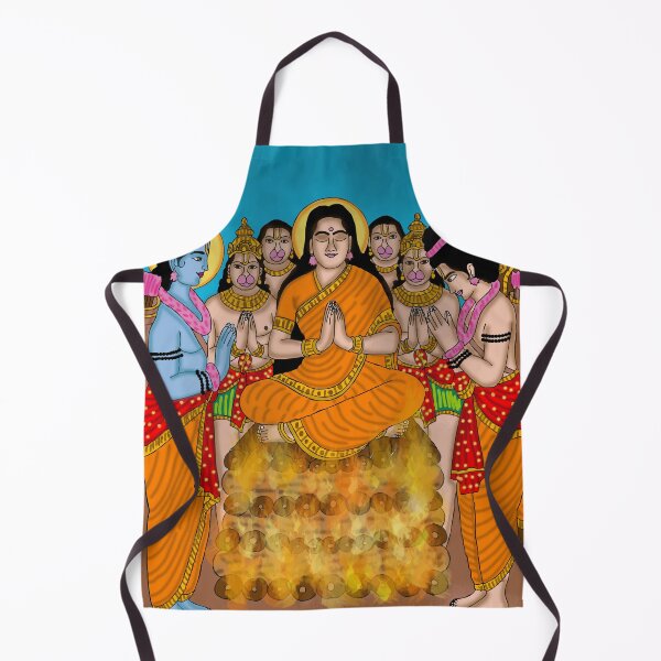 Item preview, Goddess Sita Divine Design designed and sold by Harshit_Digital_Arts.