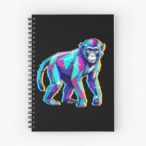 Item preview, Synthwave Glitch Ape Sticker – Neon Color Design for Gamer Culture designed and sold by bsbd-action.