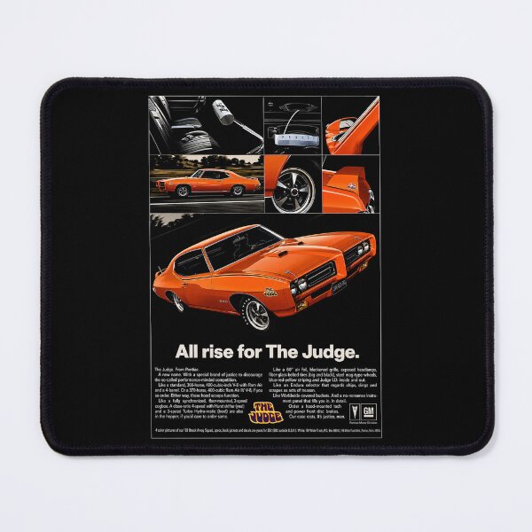 Item preview, 1969 Pontiac GTO Judge – Orange Classic Muscle Car Poster Art designed and sold by Stinky Lincy's Apparel Company.