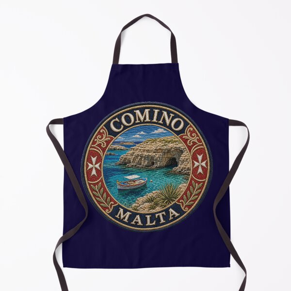 Item preview, Comino, Malta – Blue Lagoon, Rocky Coast & Mediterranean Ornaments designed and sold by Girih.