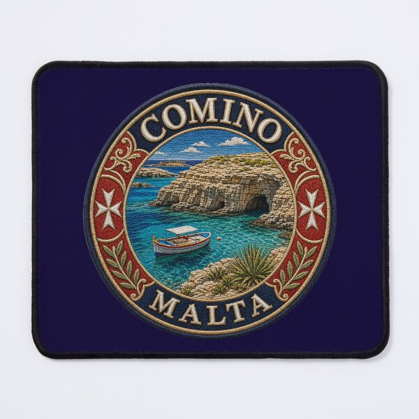 Item preview, Comino, Malta – Blue Lagoon, Rocky Coast & Mediterranean Ornaments designed and sold by Girih.