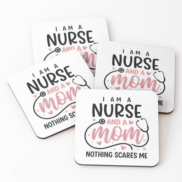 Item preview, Nurse Mom Shirt – I Am a Nurse and a Mom Nothing Scares Me designed and sold by relso.