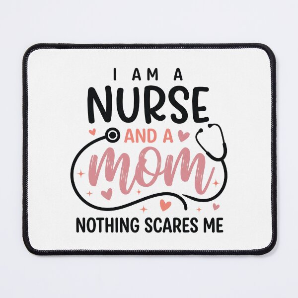 Item preview, Nurse Mom Shirt – I Am a Nurse and a Mom Nothing Scares Me designed and sold by relso.