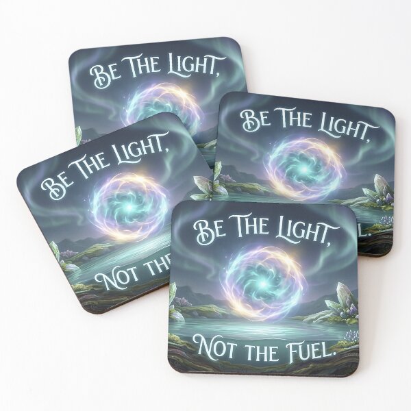 Item preview, Be The Light - Inspirational Cosmic Crystal Garden Pattern designed and sold by Lainey1978.
