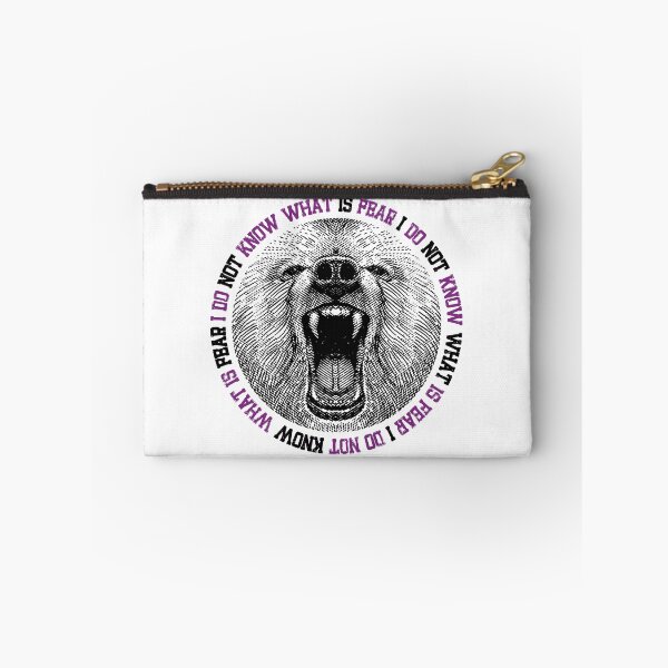 Item preview, I Do Not Know What Is Fear Roaring Bear Art designed and sold by RamyGallery.