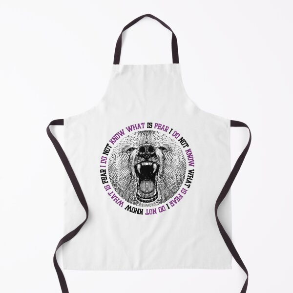 Item preview, I Do Not Know What Is Fear Roaring Bear Art designed and sold by RamyGallery.